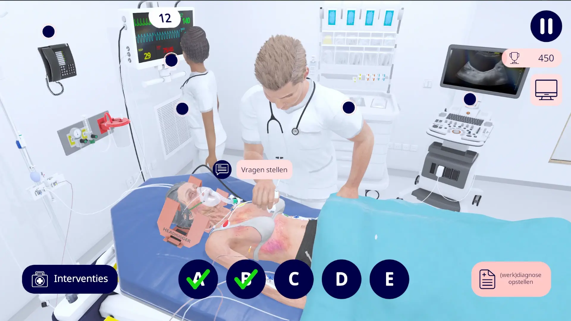 beeldvorming beoordelen aan het bed