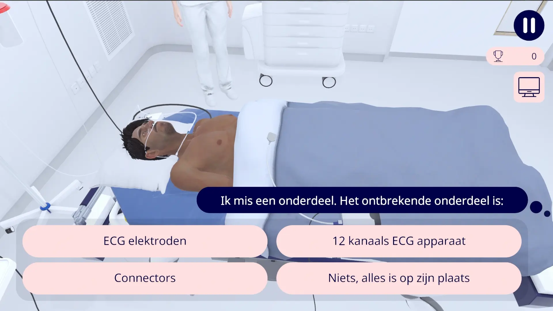 klinische beslissing bij de patiënt
